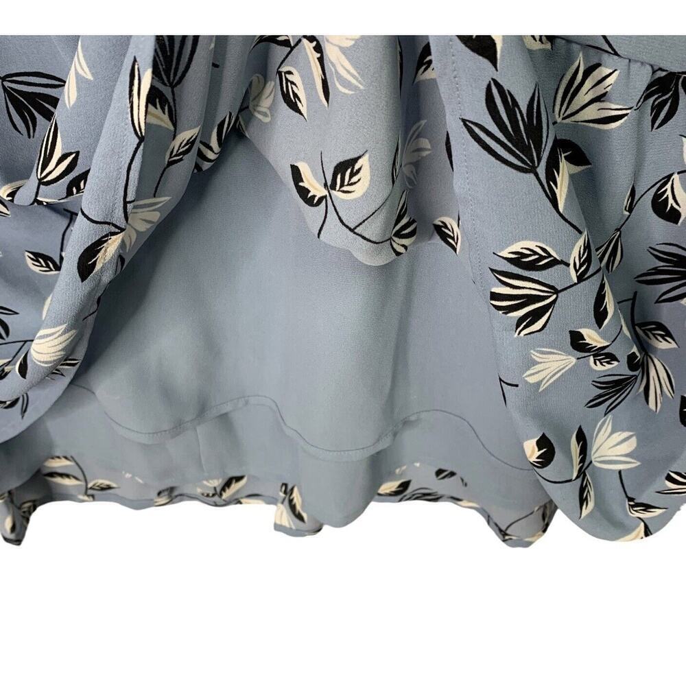 J. Jill Sky Blue Breeze Flounce Hem Maxi Dress Women Size M NWT $119 - Picture 11 of 15